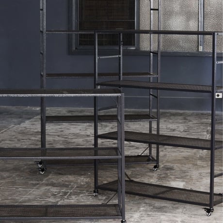 LIGHT-WEIGHT IRON MESH SHELF / ライトウェイトアイアンメッシュシェルフ 3TIERED / 3段シェルフ/ インダストリアル