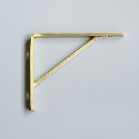 BRASS bracket"shelf / シンプルでスタイリッシュな棚受けブラケットSサイズ , Lサイズ / 真鍮素材
