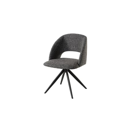 Stylish Design fabric chair Turn / GY , DGY / ファブリック / ダイニングチェア
