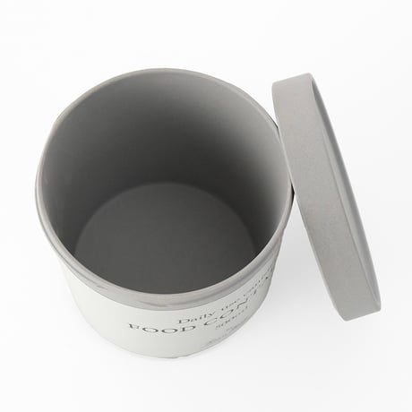 CANISTER 02 / セット / アイスクリームカップを連想させるエコなキャニスター / IVORY , GRAY