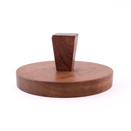 WOOD CASE with mirror / 収納も身支度もできる ミラー付きの可愛い木の小物入れ