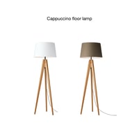 Cappuccino-floor lamp / フロアライト / カプチーノ / 1灯 E26 60W / LED対応 おしゃれ / 木製 無垢材 北欧 シンプル ナチュラル