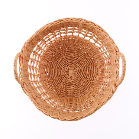 PP ROUND BASKET / Sサイズ , Lサイズ / 軽量＆水洗いOK、空間をセンス良く整えてくれる優秀アイテム
