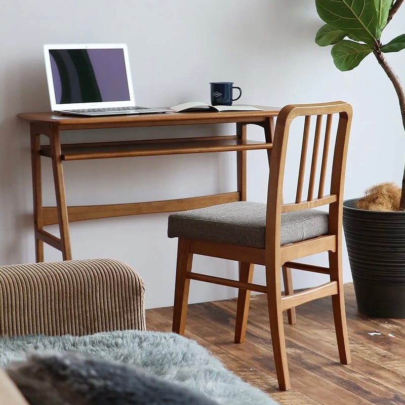 WOOD DESK / シンプルで美しいデザインの木製デスク / オーク材 突板