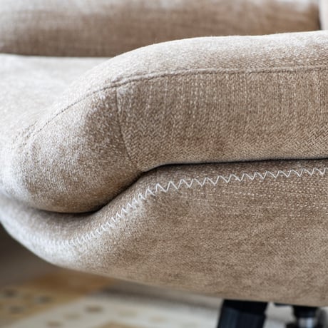 PERSONAL CHAIR + OTTOMAN / BEIGE , GRAY , BROWN / パーソナルチェア / ソファ