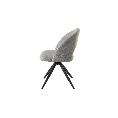 Stylish Design fabric chair Turn / GY , DGY / ファブリック / ダイニングチェア