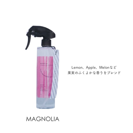 大人気の良い香り ルームフレグランス ミスト ▷ CLEAR FRUITS ▷ MAGNOLIA ▷ SOLEIL PEONY ギフトにも最適。