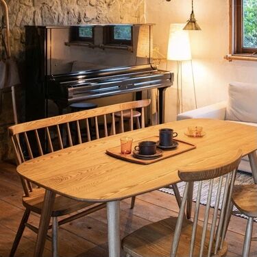 ダイニングテーブル　北欧スタイル！アッシュナチュラル アッシュ材ダイニングセット4人掛けナチュラル｜北欧家具