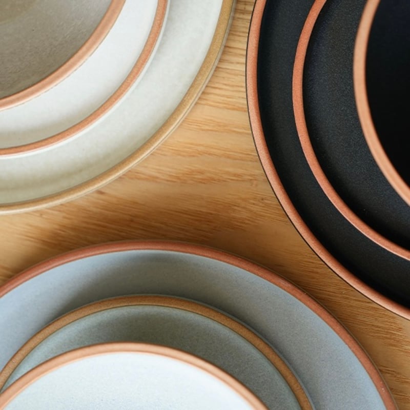 陶器　　皿 瀬戸焼】トルコブルー花型皿 2枚セット【株式会社まるたか水野