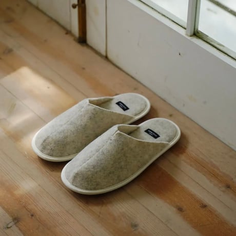 room’s easyWASH  / IVORY , GRAY / ルームスリッパ : Mサイズ 22.5 - 24.5cm / Lサイズ 25 - 27cm