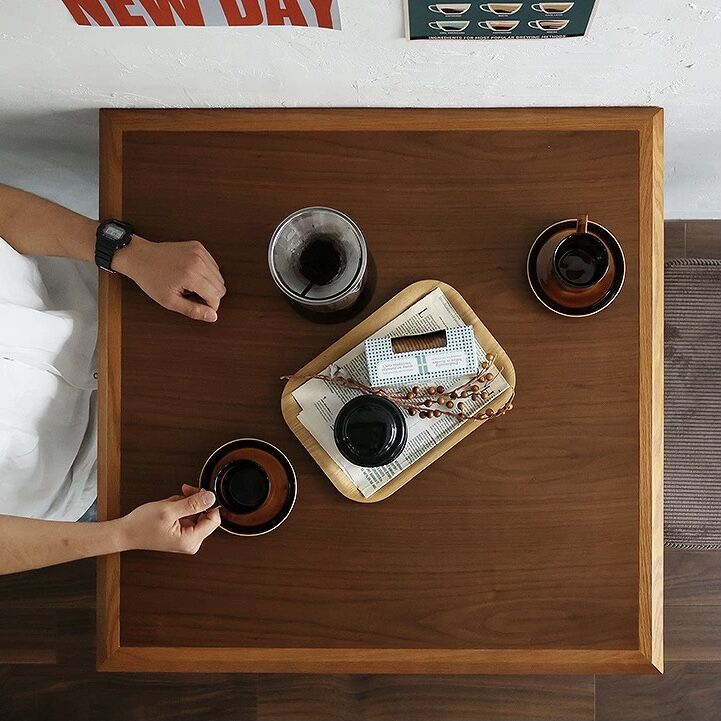 ダイニングテーブル750 / 天板 : ウォールナット+オーク