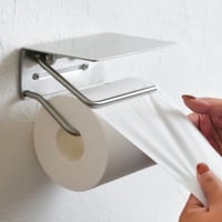 STAINLESS toilet "PAPER HOLDER / PUT スタイリッシュハウスパーツシリーズ / シングルペーパーホルダー