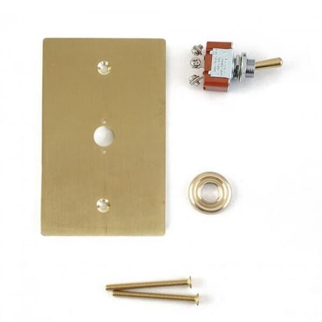 AXCIS 真鍮プレートスイッチ 1 / BRASS SWITCH PLATE / HS2335