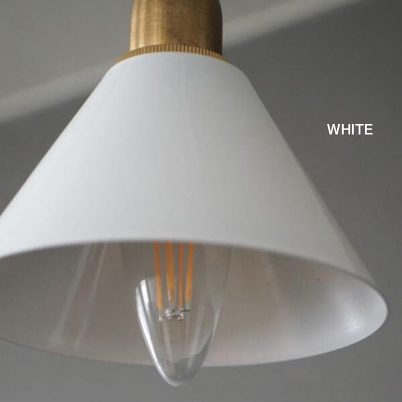 コニック ペンダントライト / ピエニ アイアンシェード + 真鍮灯具60cm