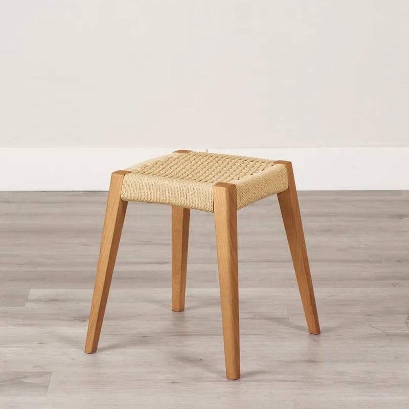 ASH WOOD × PAPER CORD STOOL 02 / +HIGH アッシュ無垢のス