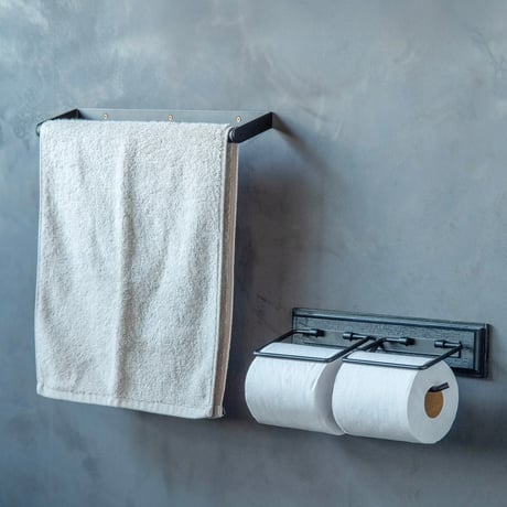 TOWEL HANGER / WOOD BLACK , WOOD GOLD / ナチュラルモダンタオルハンガー / 幅35cm