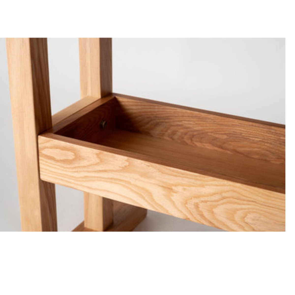 WOOD DINING TABLE 130 / 天板下に収納棚があるダイニングテーブル / ダ