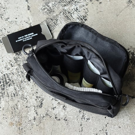 3 WAY shoulder BAG / 3WAY CHESTBAG POUCH WOLF BROWN  , BLACK / ショルダーバッグ