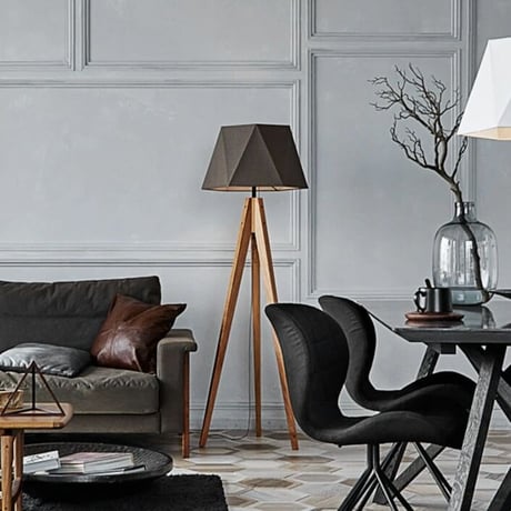 Espresso 2 -floor lamp / エスプレッソ2フロアーランプ / 1灯 E26 60W 木製脚 LED対応 無垢材 北欧シンプル ARTWORK STUDIO AW-0572