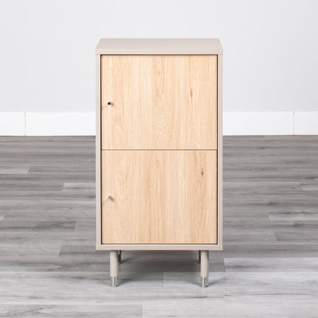 NATURAL × GRAY CABINET 45 / 90 収納キャビネット / アジャスター / リビング収納