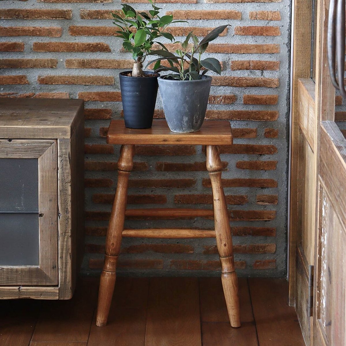 PINE WOOD STOOL / ラウンドスツール, レクトスツール / 椅子 PINE WOOD STOOL / ラウンドスツール, レクトスツール / 椅子
