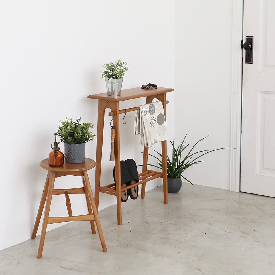Console Table / シンプルでスマートなフォルム 美しい天然木の