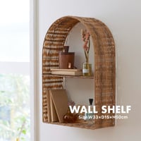 ARCH WALL SHELF / おしゃれに飾るアーチ型の壁面収納 / ナチュラル ウォールシェルフ
