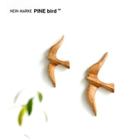 PINE WOOD bird" by NEIN MARKE / 2個セット / 北欧スタイルのパインバードオブジェ