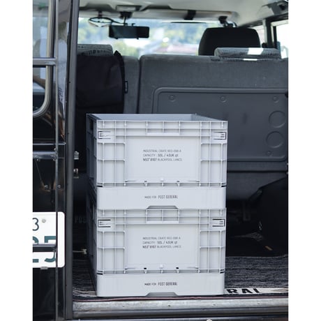 INDUSTRIAL FOLDABLE CRATE 04 / 4 BOXセット / インダストリアル フォルダブルクレート
