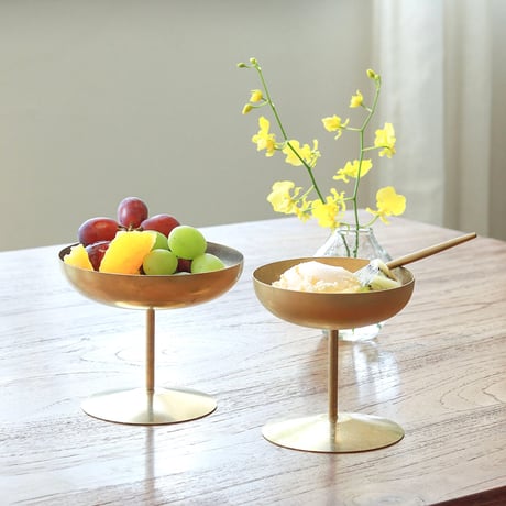 stainless gold ice cup / 静かに佇みながら、空間に上品な彩りを添えるアイスカップ / ペア 2個入り