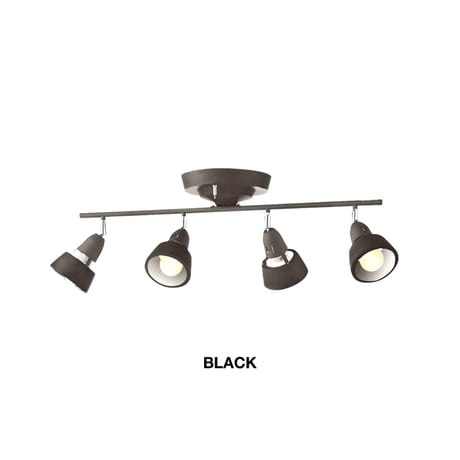 Harmony-remote ceiling lamp / 4灯シーリングランプ / E26 60W 角度調整可能 リモコン付き 3段階点灯切替  / LED対応  / スポットライト  ※電球選択