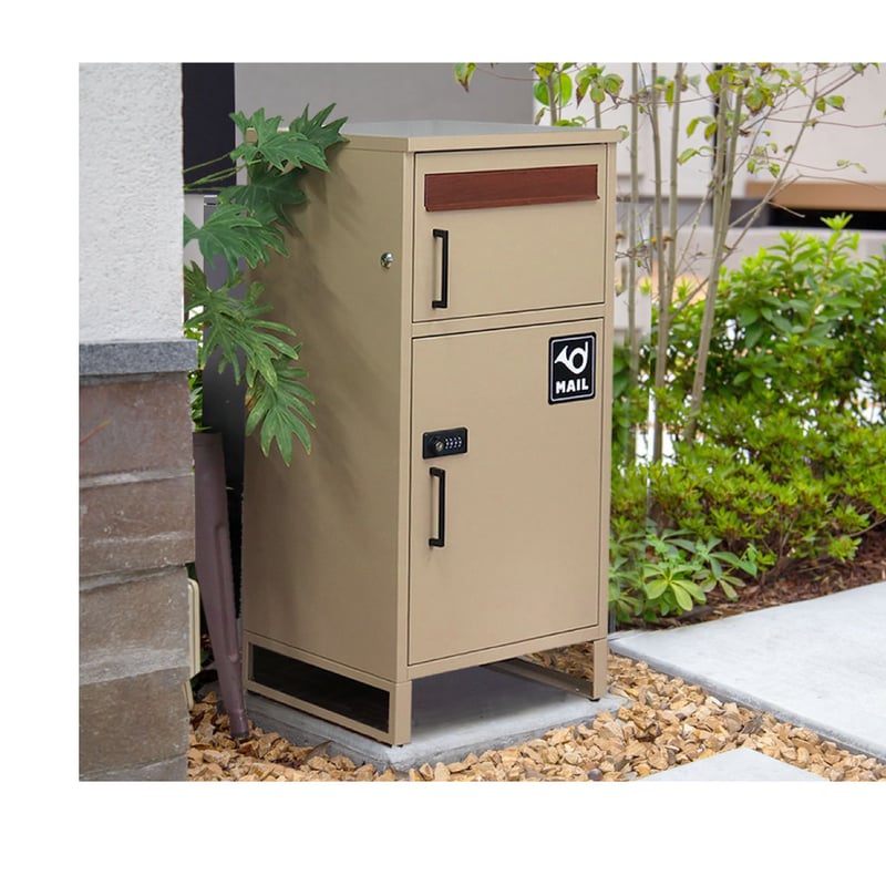 N°02 / Delivery Box / 木目調フラップ / ポスト一体型宅配 N°02 / Delivery Box / 木目調フラップ / ポスト一体型宅配