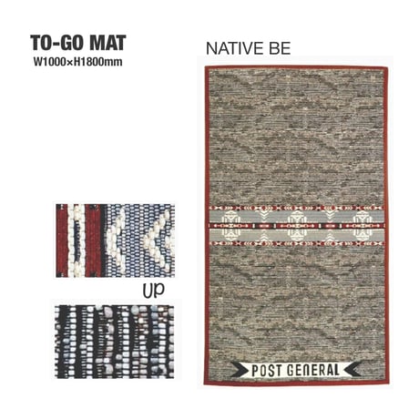 TO - GO RAG POST GENERAL / ラグマット  サイズ W1000×H1800mm / インテリアの個性的なアクセントに機能性の高いマット / リビングラグ / インテリアラグ