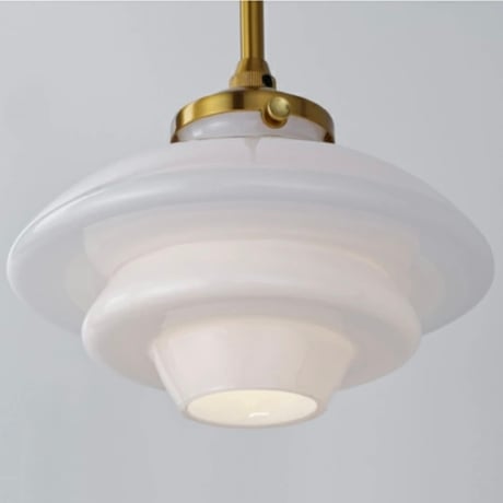 WHITE 'N' AMBER GRASS PENDANT  LIGHT / グラデーションフォルムが優美で繊細な印象のガラスペンダント / E17 LED電球 / WHITE , AMBER