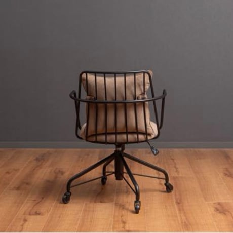 スタイリッシュでラフなコーデュロイ生地のデスクチェア / BEIGE , GRAY , GREEN / DESK CHAIR / デスクチェア /