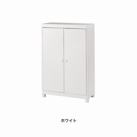 MAT STEEL CABINET / white , pink / マットで無機質な素材ながら可愛い雰囲気の収納キャビネット