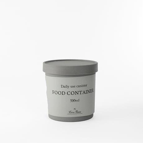 CANISTER 02 / セット / アイスクリームカップを連想させるエコなキャニスター / IVORY , GRAY
