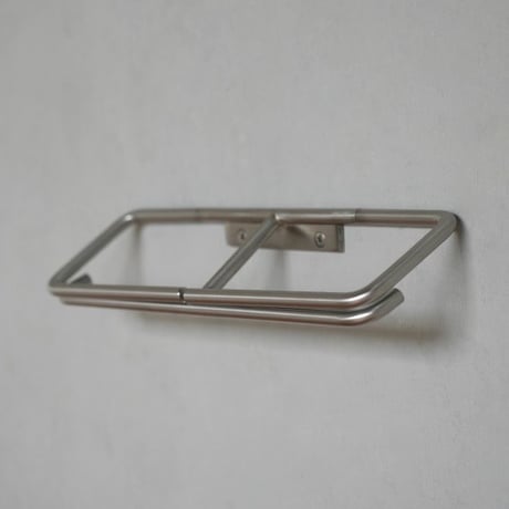 KT sus paper holder / 他にはない個性的なデザインの トイレットペーパーホルダー / シングル , ダブル