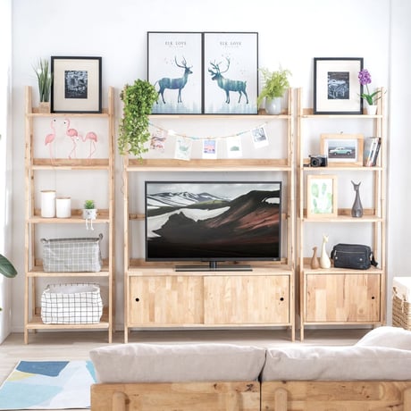 NATURAL WOOD SHELF 600  / シェルフ  / ディスプレイラック / 棚 / ラック / キッチン棚 / リビング収納棚 / 脱衣所 / TVサイドシェルフ