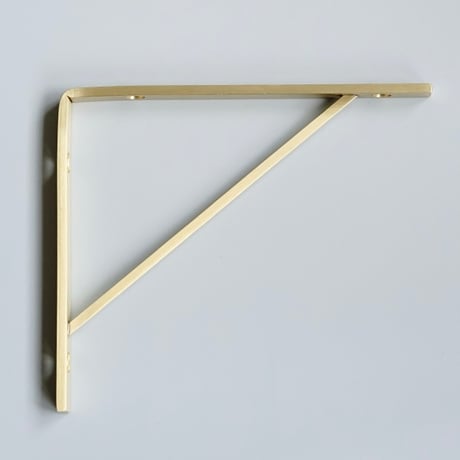 BRASS bracket"shelf / シンプルでスタイリッシュな棚受けブラケットSサイズ , Lサイズ / 真鍮素材