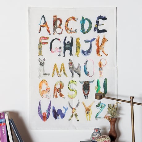 kitchen towel by Atelier KOTETSU / 壁面タペストリー / キッチンタオル / コットン65% , リネン35%