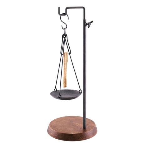 STAND HOOK + HANGING TRAY / 高さ自在、使い方自由のアイアンスタンド / iron , acasia