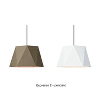Espresso 2-pendant / ペンダントライト 1灯 E26 60W 布シェード LED対応 布製 木製 無垢材 北欧 シンプル ナチュラル  /  ARTWORK STUDIO