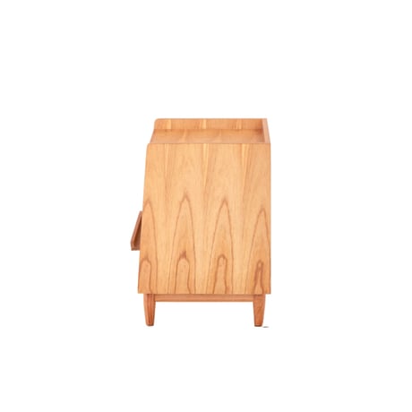 WOOD × RATTAN NIGHT TABLE / ナチュラルなスタイルのかごめ編みラタンを使用したナイトテーブル / 北欧スタイル / ナチュラルインテリア / サイドテーブル