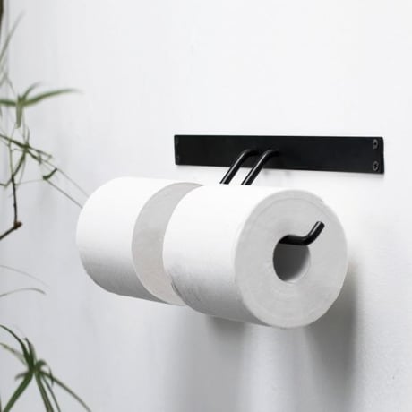 AXCIS IRON Paper Holder  / シングル , ダブル / シンプルでスタイリッシュなペーパーホルダー / トイレットペーパーホルダー