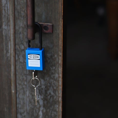 NYLON PADLOCK / ナイロン南京錠 / BLACK , BLUE , GRAY , ORANGE
