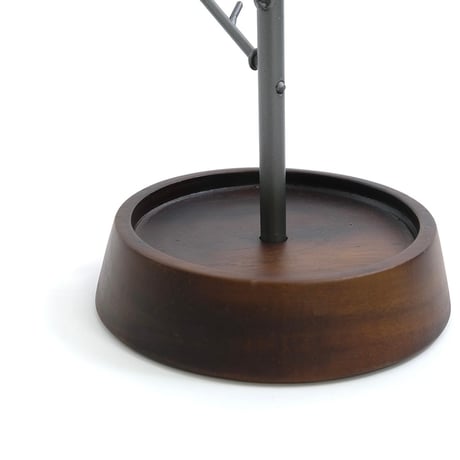 iron accessory stand L  / マットな質感のアイアンとアカシアウッドの温かみがインテリアに馴染むアレンジメントツリー / H65cm