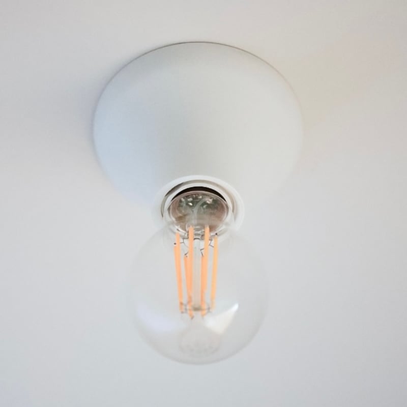 Flare ceiling light / white , gray / シンプルでモダンな工