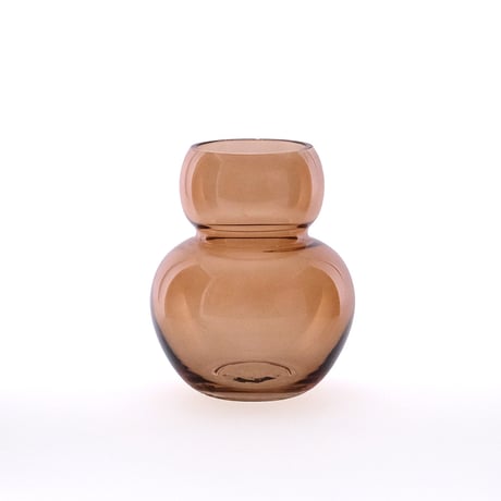 PUFF FLOWER VASE / 愛らしいデザインのカラーフラワーベース / 花瓶 / ガラスベース