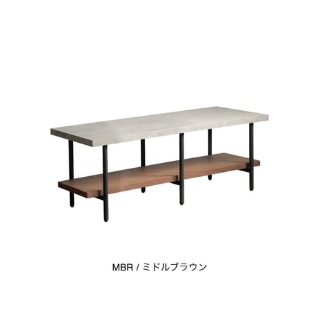 TV BOARD / 120cm / テレビボード / ローボード コンクリート調と木目調の異素材 / リビング収納